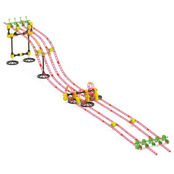 Quercetti Jelles Marble Multiway Kugelbahn Rennbahn 4 Kugeln